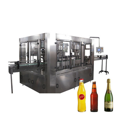 kwaliteit  Automatic 3in1 Beverage Bottle Filling Machine Water Bottle Filling Machine Glass Filling Machine For Glass Bottle Juice Production Line fabriek